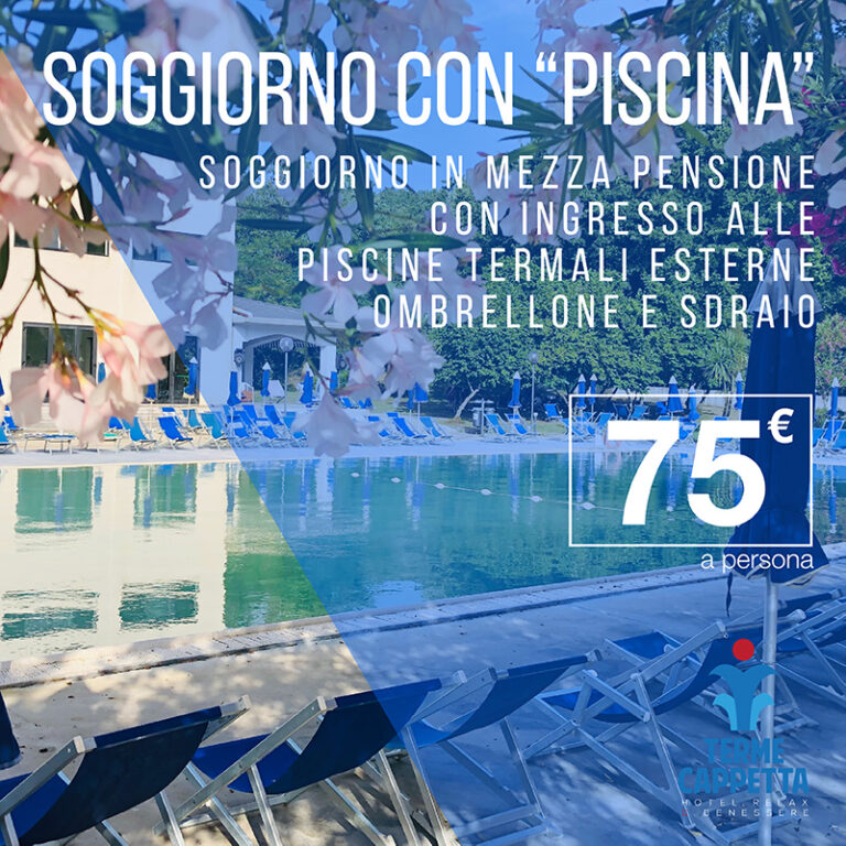 Offerta Soggiorno Con Ingresso Giornaliero Piscine Termali Esterne Alle